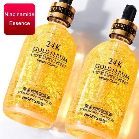 LAIKOU 24k Gold Face Serum Essence Cream Hyaluronic Acid  Moisturizer Day Creams Anti Aging Anti Wrinkle Brighten Skin Care