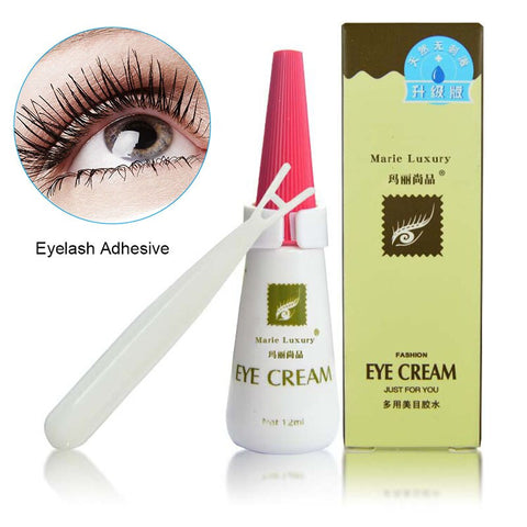 Beyprern 12Ml False Eyelashes Makeup Adhesive False Eyelash Glue Clear-White Dark-Black Waterproof Eye Lash Cosmetic Tools
