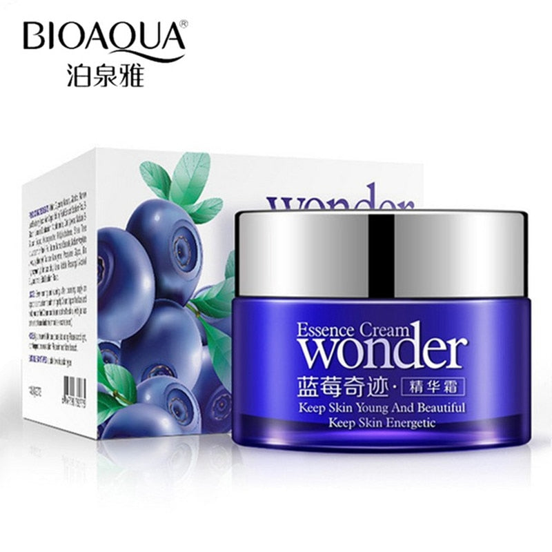 BIOAQUA Blueberry Face Cream Essence Whitening Cream  Moisturizing Snail Cream Deep Hydrating Anti Wrinkle Face Serum Skin Care