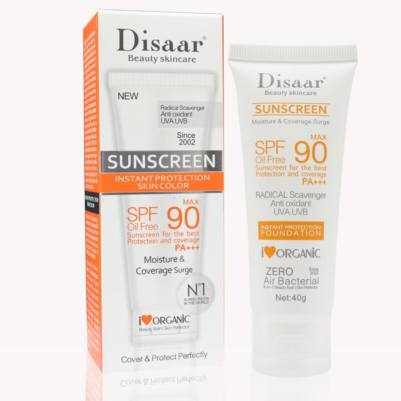 Beyprern Facial Body Sunscreen Whitening Sun Cream Sunblock Skin Protective Cream Anti-Aging Oil-control Moisturizing SPF 90 Face