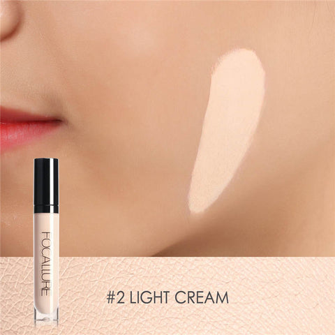 FOCALLURE Makeup Liquid Face Concealer 7 Colors Full Coverage Cream Waterproof Professional High Quality Base Women Cosmetic