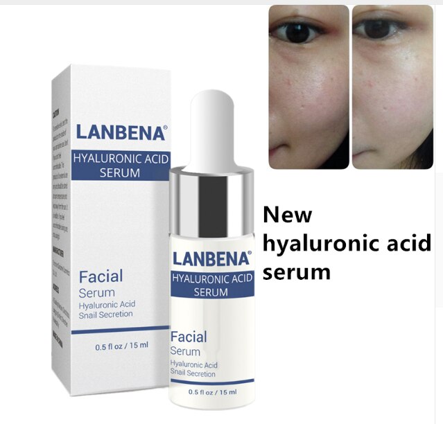 LANBENA Vitamin C +Six Peptides Serum 24K Gold+Hyaluronic Acid Serum Anti Aging Wrinkle Moisturizing Whitening Skin care