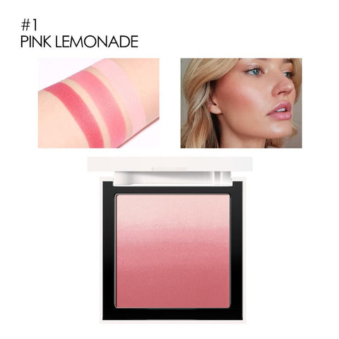 FOCALLURE Face Blush Palette Natural Pink Cheek Waterproof Long Lasting Silky Orange Powder Professional Blush Maquiagem