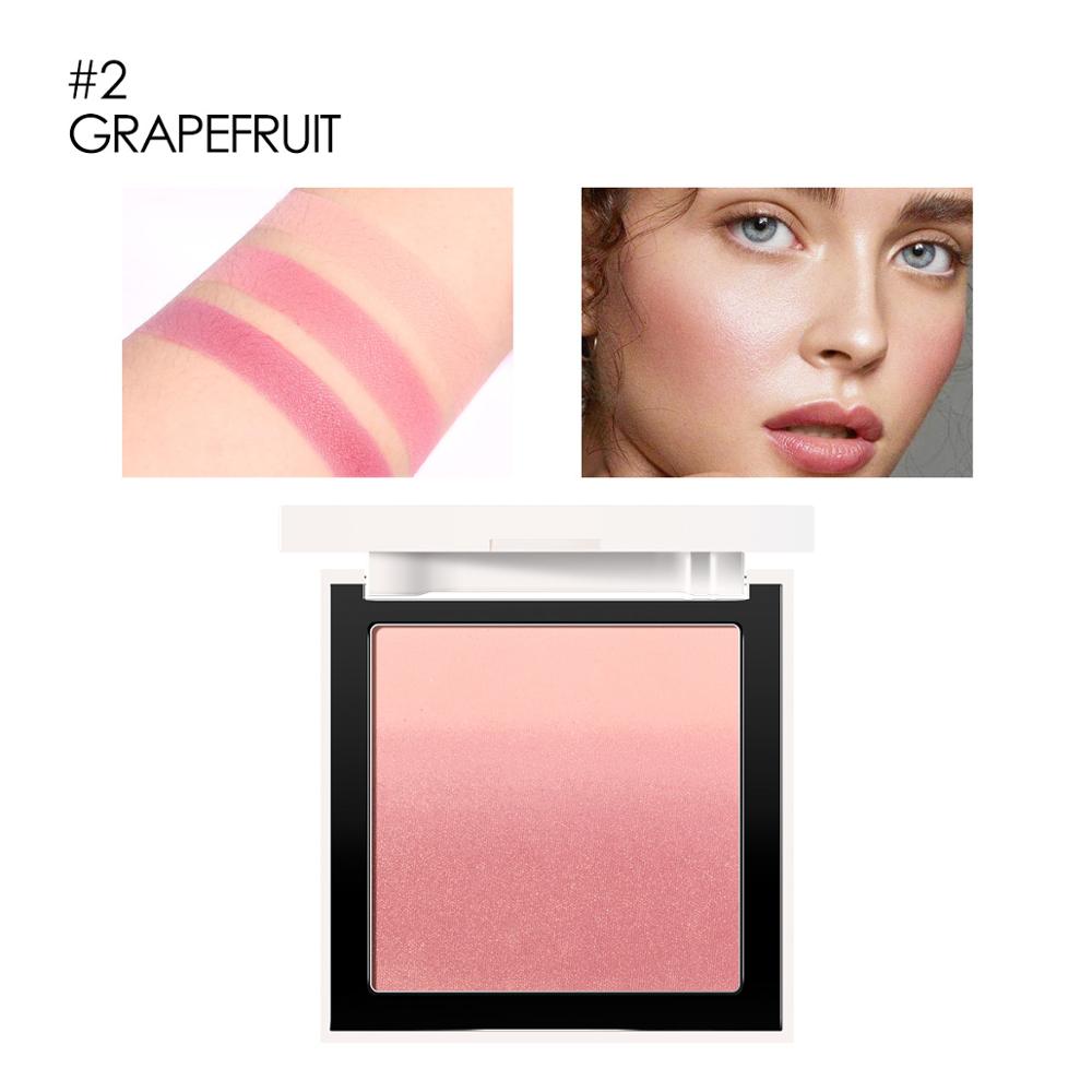 FOCALLURE Face Blush Palette Natural Pink Cheek Waterproof Long Lasting Silky Orange Powder Professional Blush Maquiagem