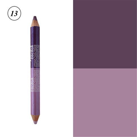 1Pc 12 Colors Highlighter Glitter Eyeshadow Eyeliner Pen Makeup Durable Waterproof Sweatproof Double-ended Eyes Pencil Makeup