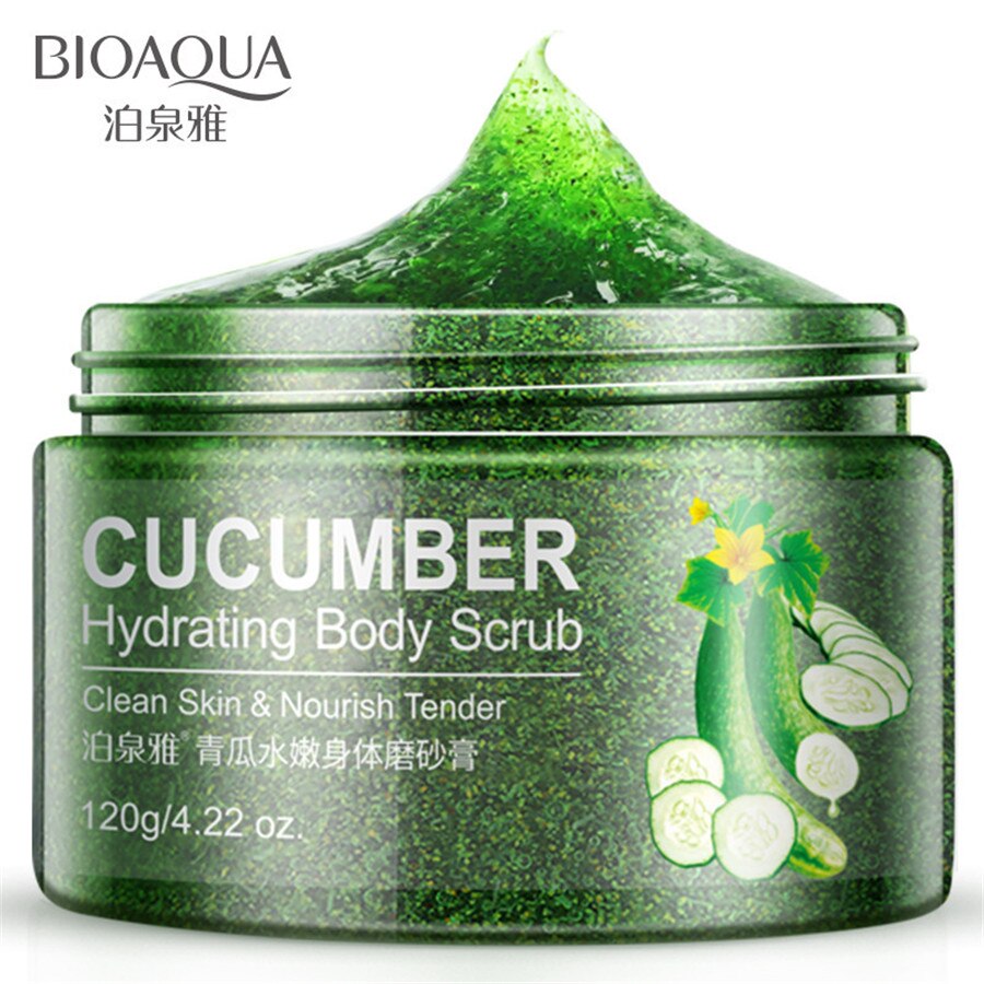 BIOAQUA Cucumber skin beautiful white skin peels facial scrub face cleanser cleansing cream