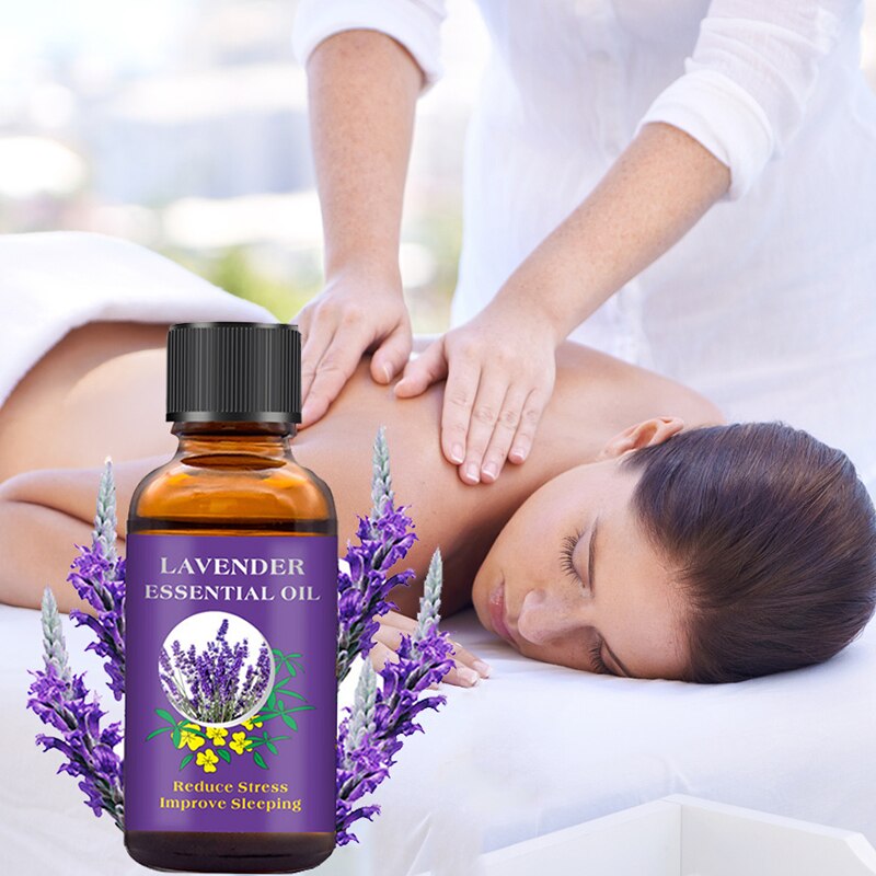 New Product Lavender Body Essential Oil Body Skin Care Reduce Stress Improve Sleeping Body Massage SPA Essential Oil 30ml