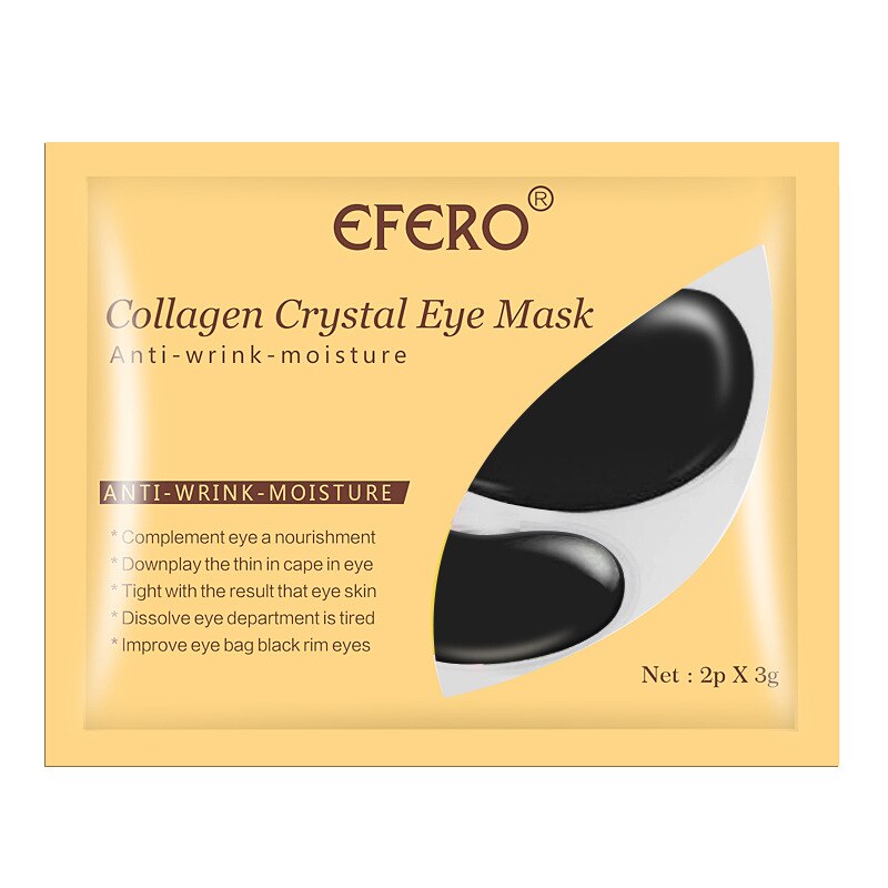 Crystal Collagen Gold Eye Mask Anti-Aging Dark Circles Acne Beauty Patches for Eye Skin Care Cosmetics