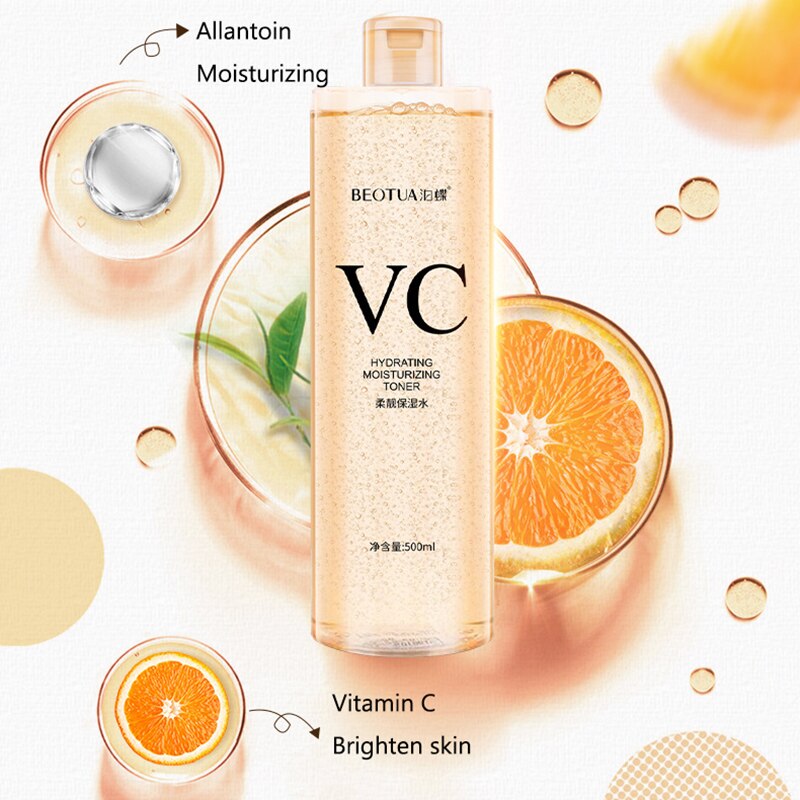 Vitamin C Water Deep Moisturizing Improve Dry Dullness Skin Homemade Face Mask Spray Sun-after Repair Wet Compress Face Toner