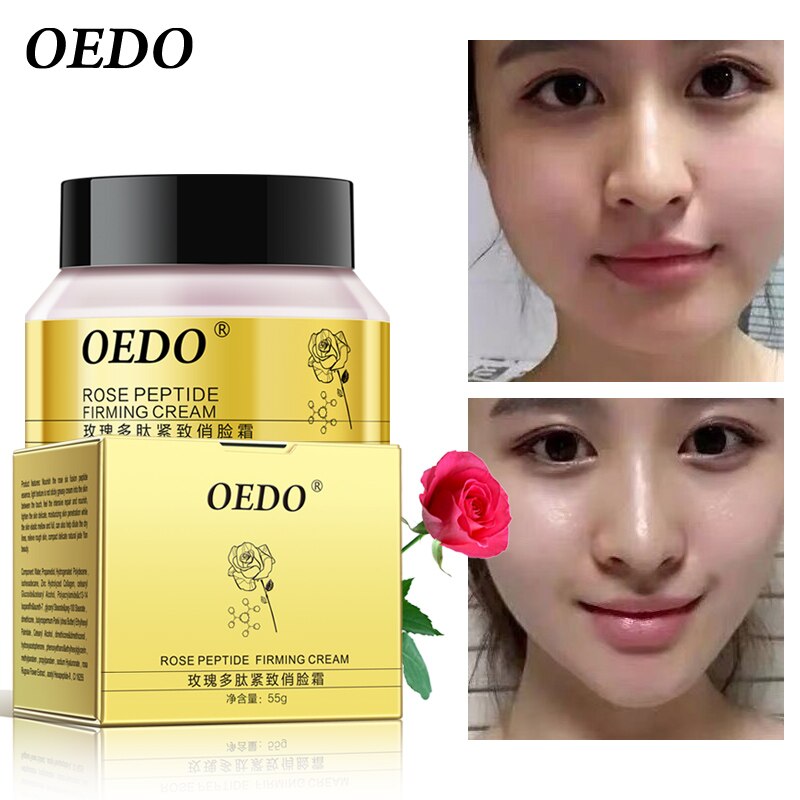 Rose Peptide Firming Face Slimming Cream Anti Cellulite Cream Weight Loss Products Skin Care Anti-aging Anti wrinkle Moisture