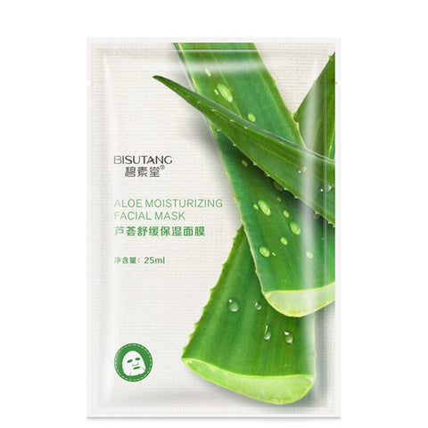 Aloe Orange Rice Pomegranate Bamboo Rose Green Tea Honey Moisturizing Mask Oil Control Hydrating Skin Rejuvenation and Whitening