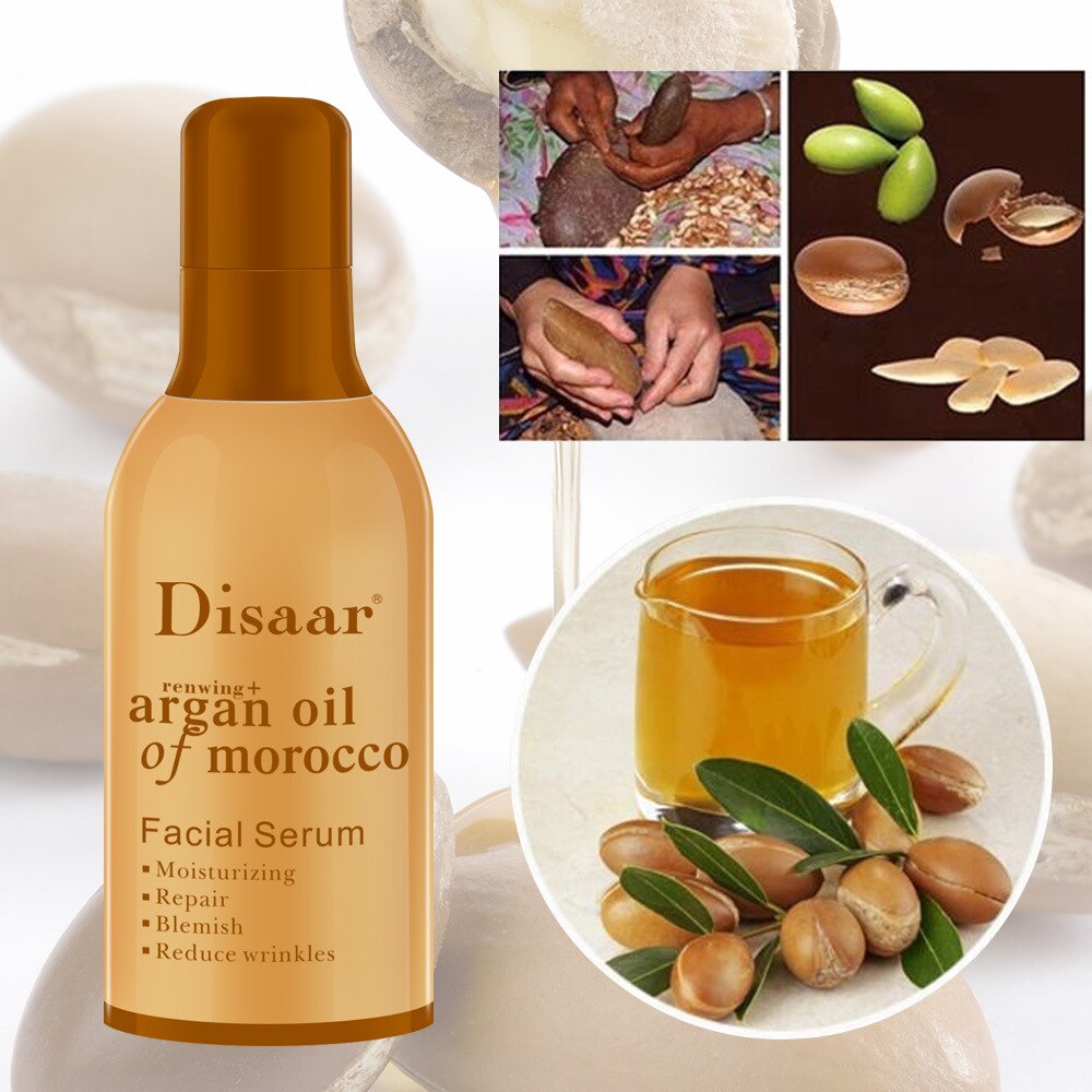 Argan Oil Morocco Facial Serum Transparent Repair Facial Cream Anti-aging Face Lifting Firming Serum Reduce Wrinkle Skin Care