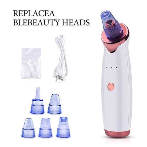 USB Charge Acne Remover Point Noir Blackhead Vacuum Extractor Tool Face Nose Cleaner Skin Care Facial Pore Cleaning Instrument