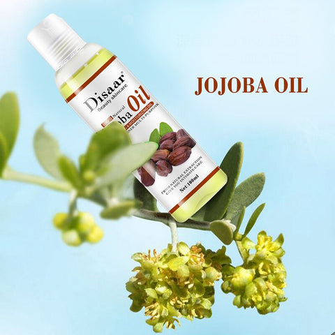Beyprern 100% Natural Organic Jojoba Oil Massage Best Skin Care Relaxing Moisturizing Oil Control Hydration Massage Oils 100Ml