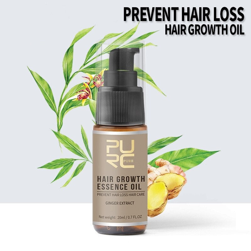 Beyprern Hair Care Hair Growth Essential Oil Essence 100% Pure Hair Loss Liquid Health Care Dense Hair Growth Serum