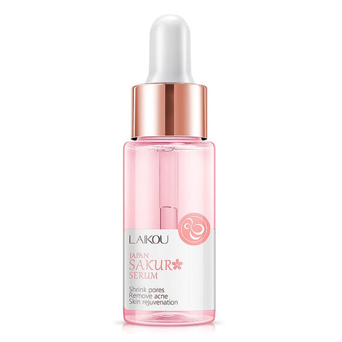 Sakura Serum Essence Shrink Pores Tightens Refining Moisturizing Essence Whitening Anti-aging Oil Control Face Care