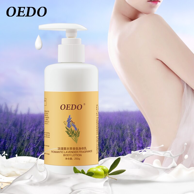 OEDO Lavender Body Lotion Moisturizing Anti-aging Body Creams Repair Skin Care Anti-chapping whitening Nourishing Antibacterial