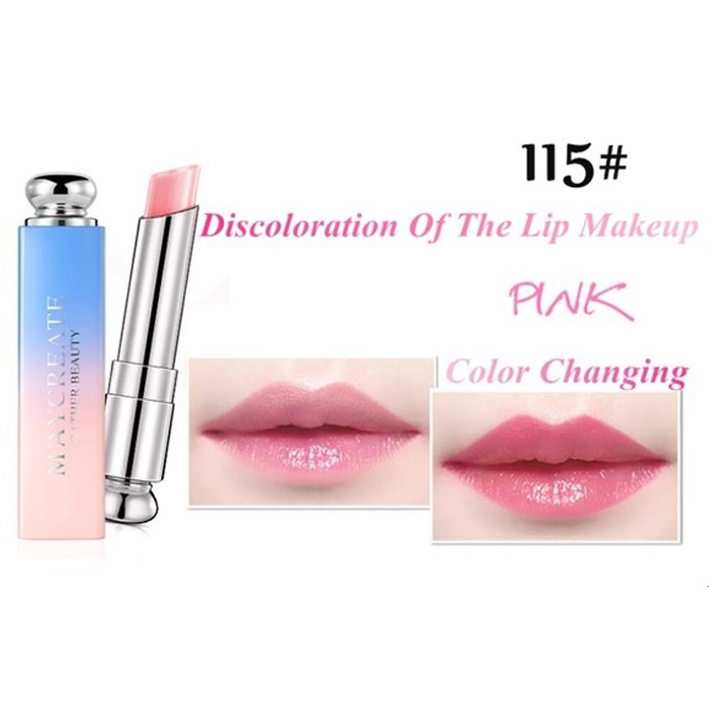 1pc Magic Color Changing Lipstick Orange Waterproof Moisturizer Lip Balm Long Lasting Nourish Protect Lips Care Makeup Cosmetics