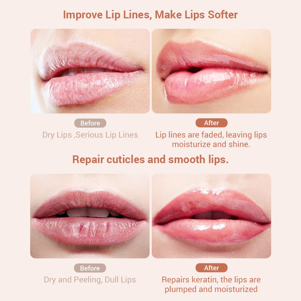 LANBENA Lip Mask Nourishing Moisturizing Repair Dry Exfoliator Scrub Lips Patches Rose Coconut Oil Aloe Vera SKin Care 4 Colors