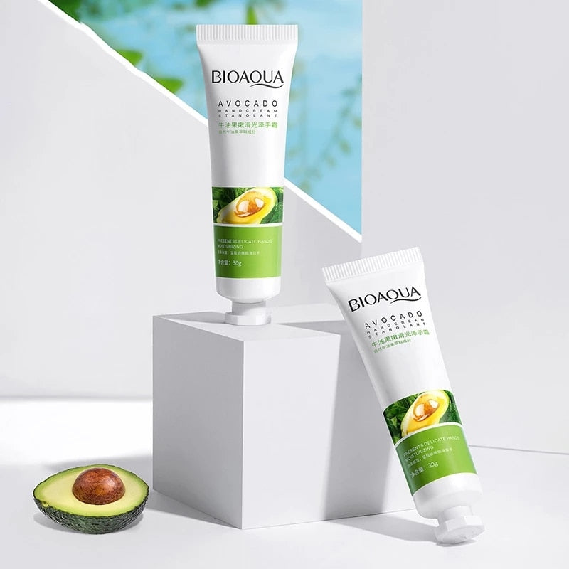 Avocado Moisturizing Hand Cream 100% Plants Essence Nourishing Anti Chapping Oil Control Repairing Portable Mild Hand Care