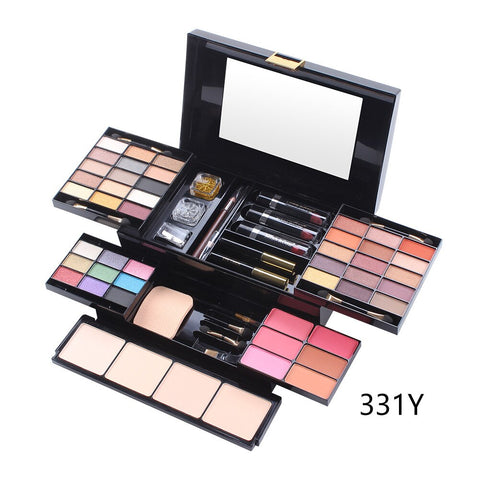 Miss Rose Professional 180 Color Eyeshadow Blush Cosmetic Foundation Face Powder Makeup Sets  Eye Shadows Palette