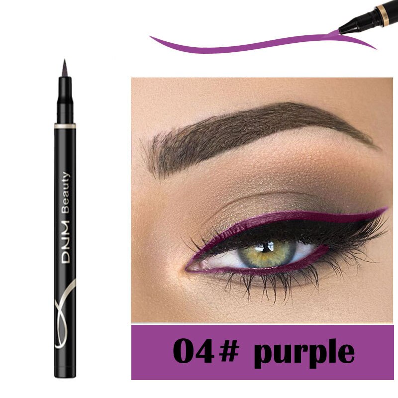 Beyprern 12 Colors Liquid Eyeliner Pen Professional Women Ultimate Long-Lasting Waterproof Quick-Dry Eye Liner Pencil Makeup Beauty Tools