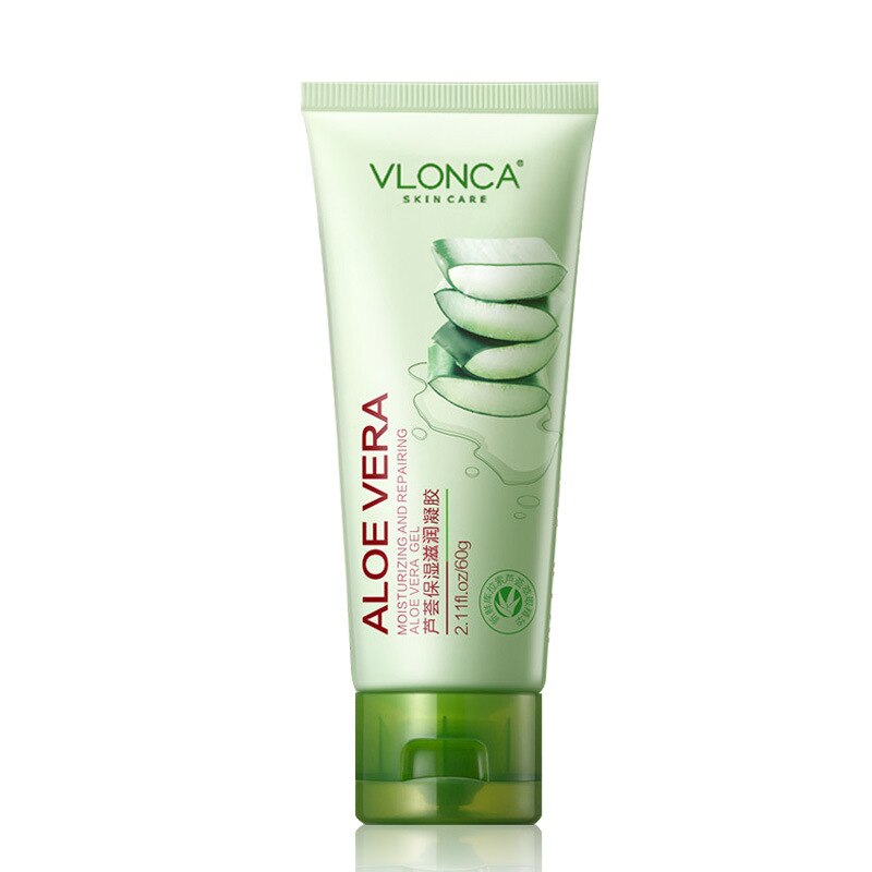 60ml Face Soothing Gel Aloe Vera Gel Skin Care Remove Acne Moisturizing Day Cream After Sun Lotions Aloe Gel