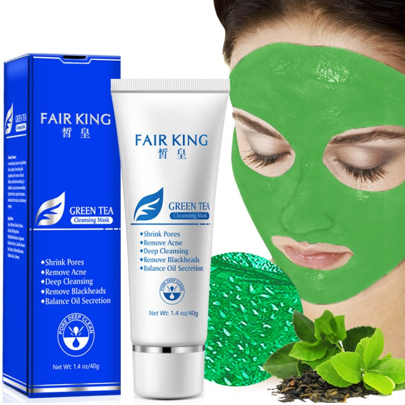 40g Green Tea Blackhead Mask Skin Care Remove Acne Nose Deep Cleansing Pore Strip Moisturizing Peel Mask