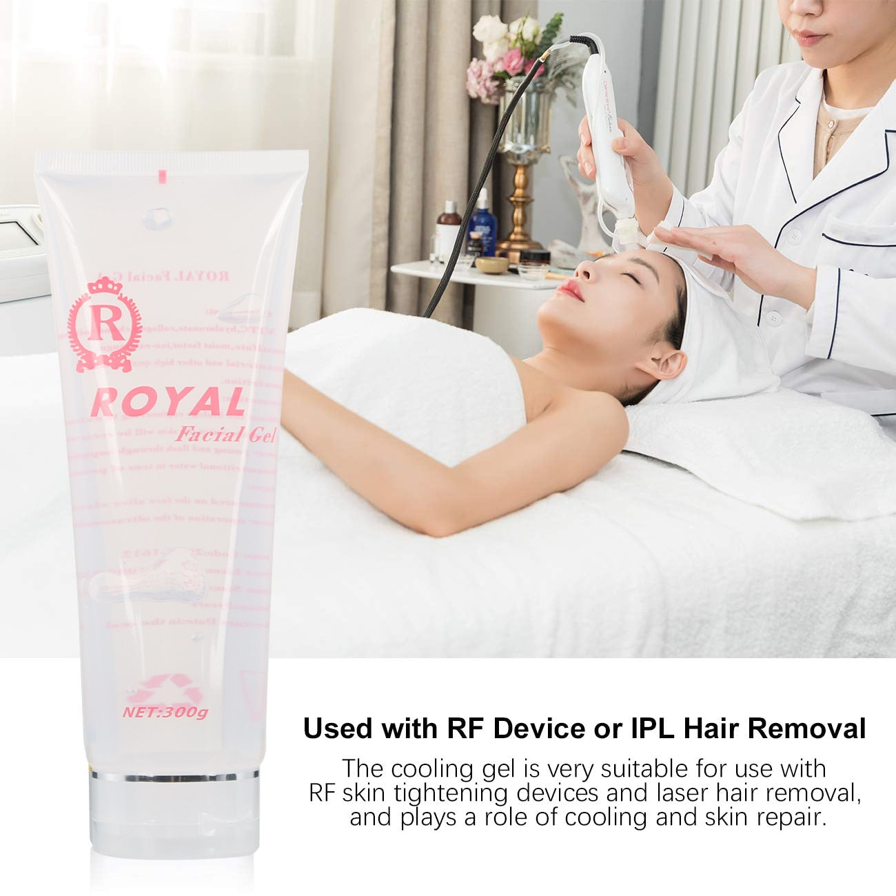 Ultrasonic Gel Cavitation Body Slimming GEL RF EMS Massager Facial Skin Firming Lift Tighten Rejuvenation Moisturizing Cream Hot