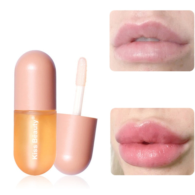 3ml Lip Plumper Moisturizing&Nourishing Lip Elasticity Care Oil Day Night Enlarge Lips Serum