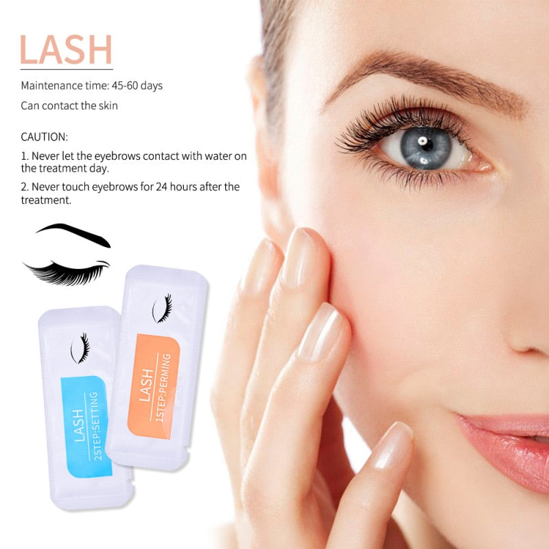 Eyelash Lamination Kit lash Long Lasting Curling Eyelash Styling Liquid Lash Professional Beauty Salon Eyelash Cold Wave Agent