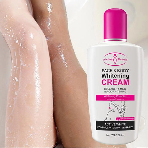 Whitening Skin Care Set Body Cream Face Cream Moisturizing Body Leg Arm Lotion Skin Smooth Lightening Facial Cream Skincare Kit