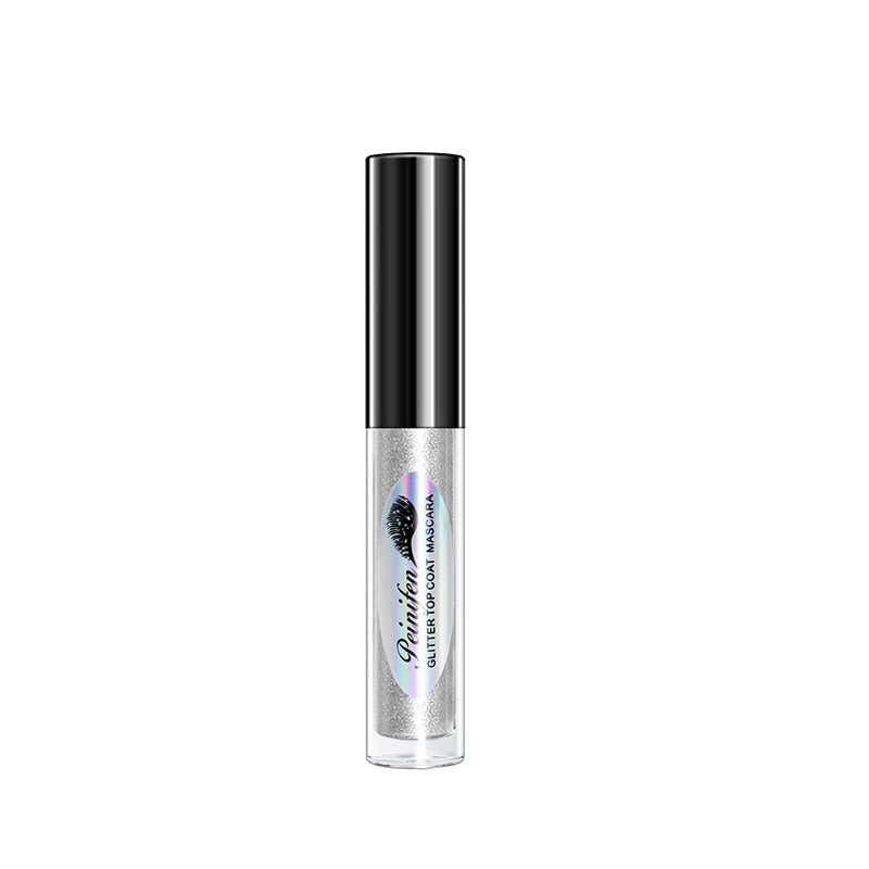 Diamond Glitter Mascara Quick Dry Long Lasting Makeup Waterproof Mascara 4d Volume Curling Thick Shiny Eyelash Mascara