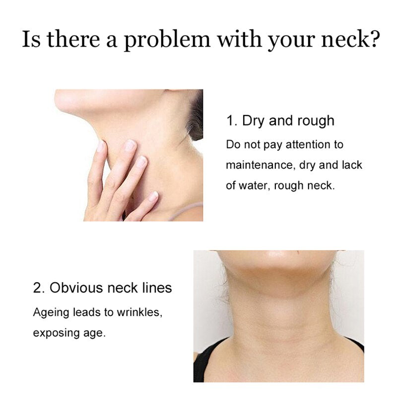 Goat Milk Collagen Crystal Neck Mask Women whitening Anti-Aging Mask beauty health whey protein Moisturizing Neck skin care