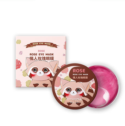 Peach Hexapeptide Eye Mask Deeply Moisturizes Relieves Puffiness Anti Aging Eye Patches Firming Brighten Skin Eye Care Masks