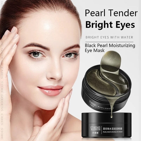 Black Pearl Golden Eye Masks 60pcs Hydrogel Patches Repairing Wrinkle Remover Dark Circle Anti Age Moisturizing Under Eye Mask