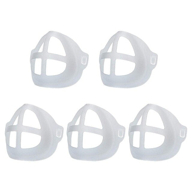 3D Mouth Masque Mask Support Breathing Assist Help  Inner Cushion Bracket Food Grade Silicone Holder Breathable Valve Masque