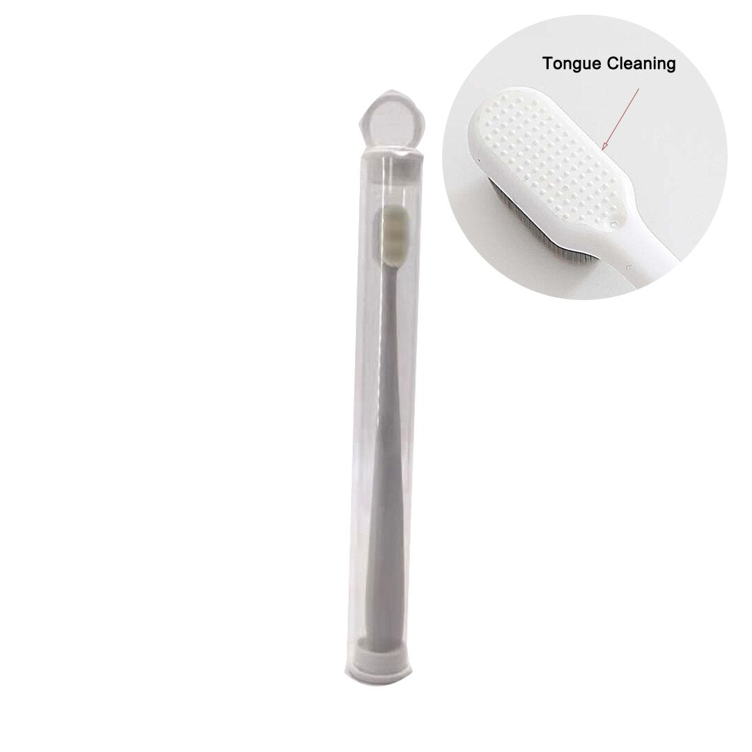 Ultra-fine Soft Hair Eco Friendly Pregnant Portable Travel Tooth Brush With Box Soft Fiber Nano Toothbrush Oral Hygiene Care