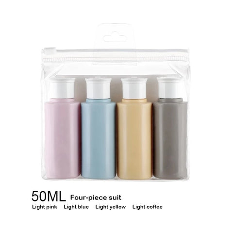 3pcs/Set Nordic Syle Travel Refillable Bottle Kit Portable Essence Shampoo Shower Gel Bottles Container Can Carry on the Plane