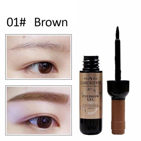 Beyprern 3 Colors Liquid Eyebrow Gel Lasting Tint Shade Make Up Eyebrow Dye Gel Waterproof Makeup Shadow For Eye Brow Paint Cosmetic