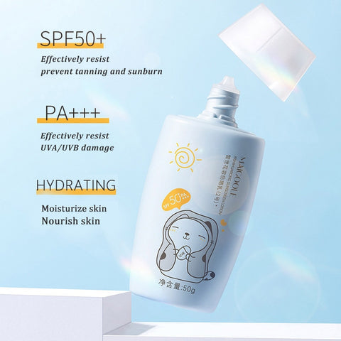 Beyprern 50G Sun Cream Lotion Moisturing Facial Sun Block Cream Anti-Aging Whitening Solar Blocker SPF50+ Sunscreen Body Face Protector