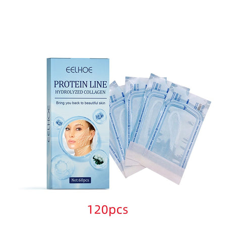 Beyprern 60/120 Pcs Protein Thread No Needle Gold Protein Line Absorbable Collagen For Facial Lift Anti Aging Hyaluronic Tightening Skin